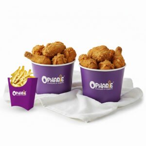 2 Full Chicken 20 Piece Hot Phabie Fried Chicken Meal