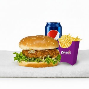 Hot Phabie Regular Chicken Burger Meal